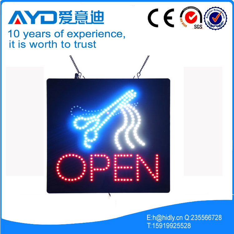 AYD Hair LED Open Sign