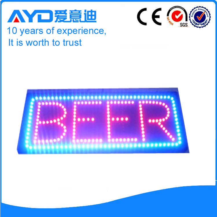 AYD Good Price LED Beer Sign