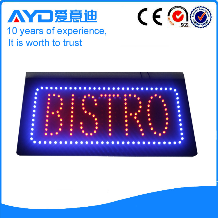 AYD Good Price LED Bistro Sign