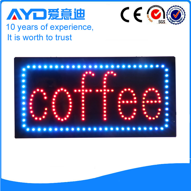 AYD Unique Design LED Coffee Sign