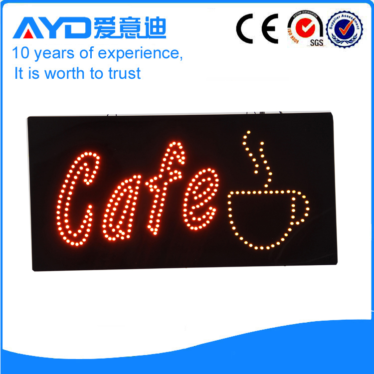 AYD Good Price LED Cafe Sign