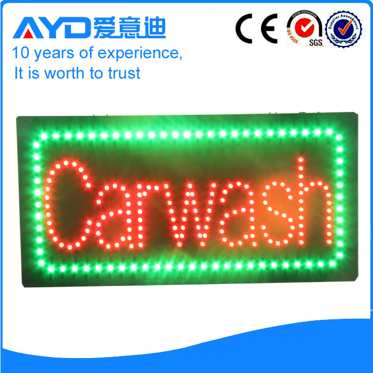 AYD Good Price LED Carwash Sign