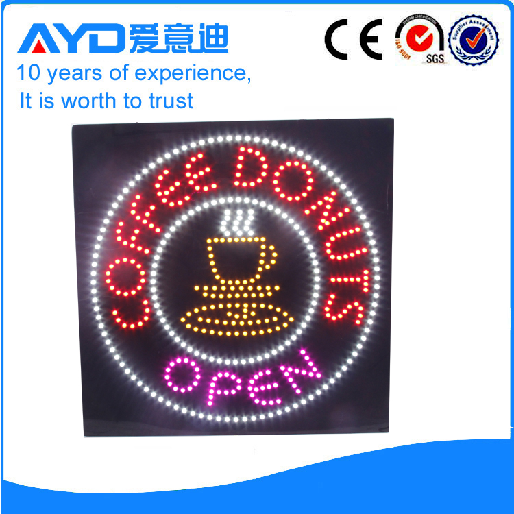 AYD LED Coffee Donuts Sign