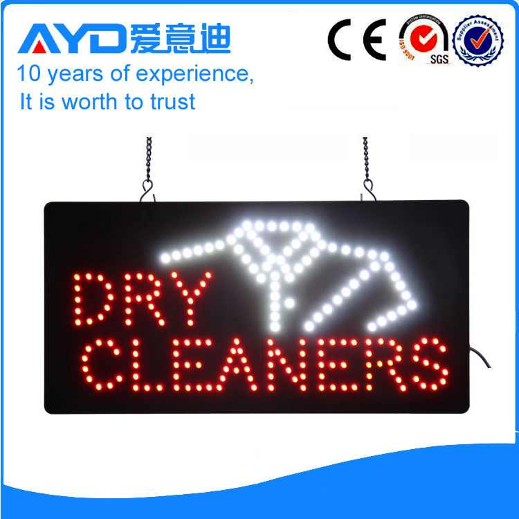 AYD Unique Design LED Dry Cleaners Sign