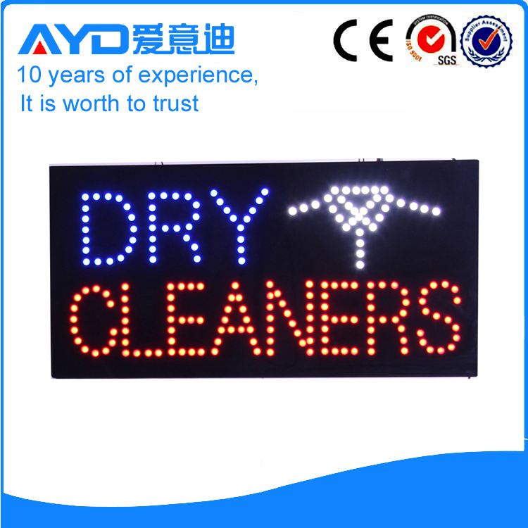 AYD Unique Design LED Dry Cleaners Sign