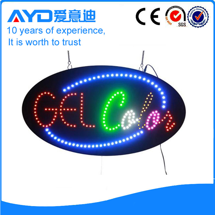 AYD Unique Design LED Gel Sign