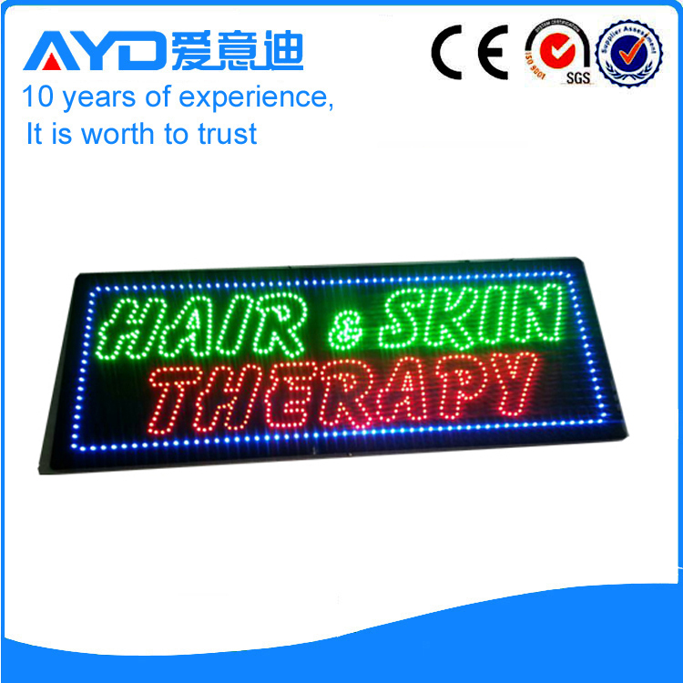 AYD LED Hair&Skin Therapy Sign