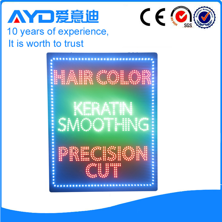 AYD LED Hair Color Sign