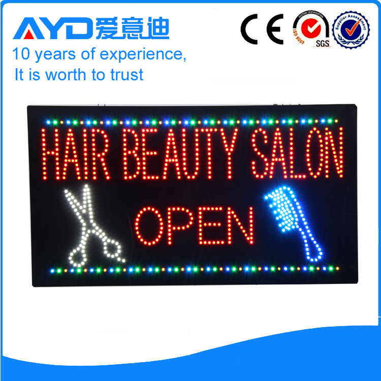AYD Unique Design LED Hair Salon Sign