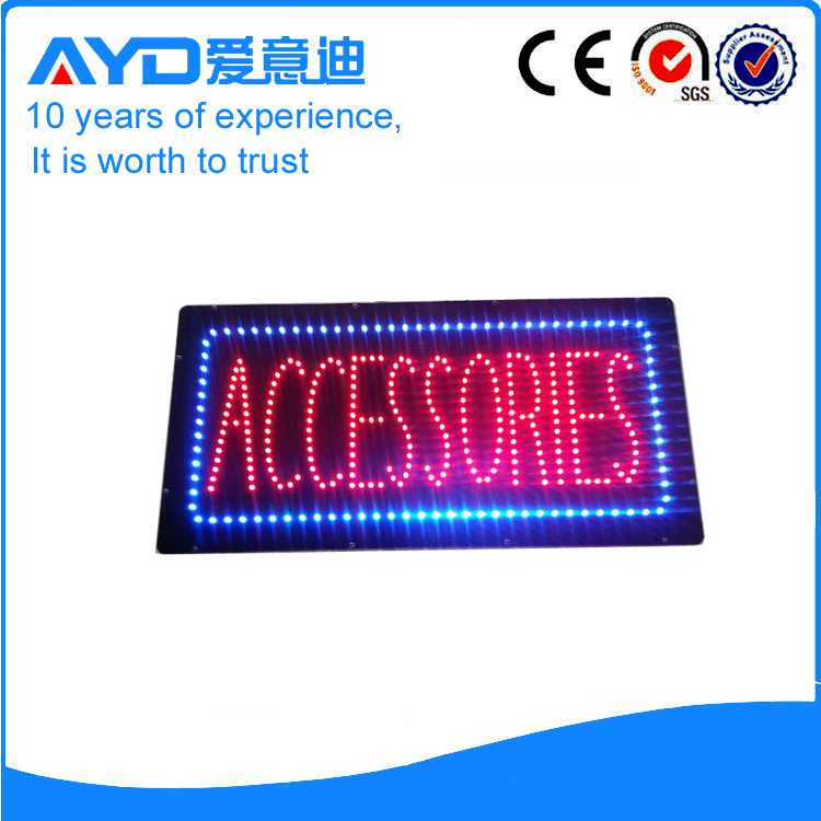 AYD New Design LED Accessorise Sign