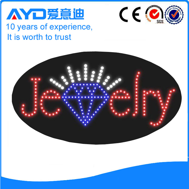 AYD Unique Design LED Jewelry Sign