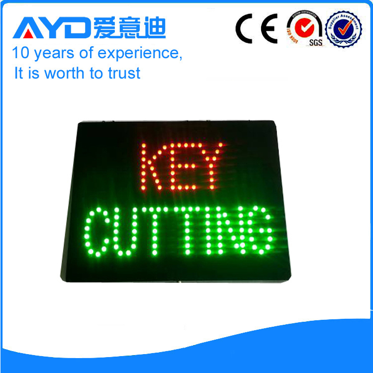 AYD Good Price LED Key Cutting Sign