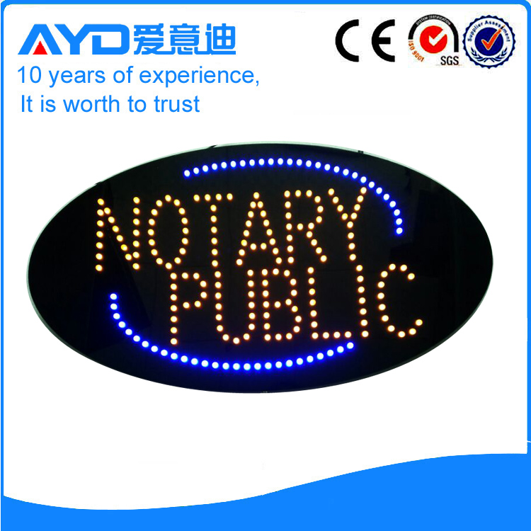 AYD Good Design LED Notary Public Sign