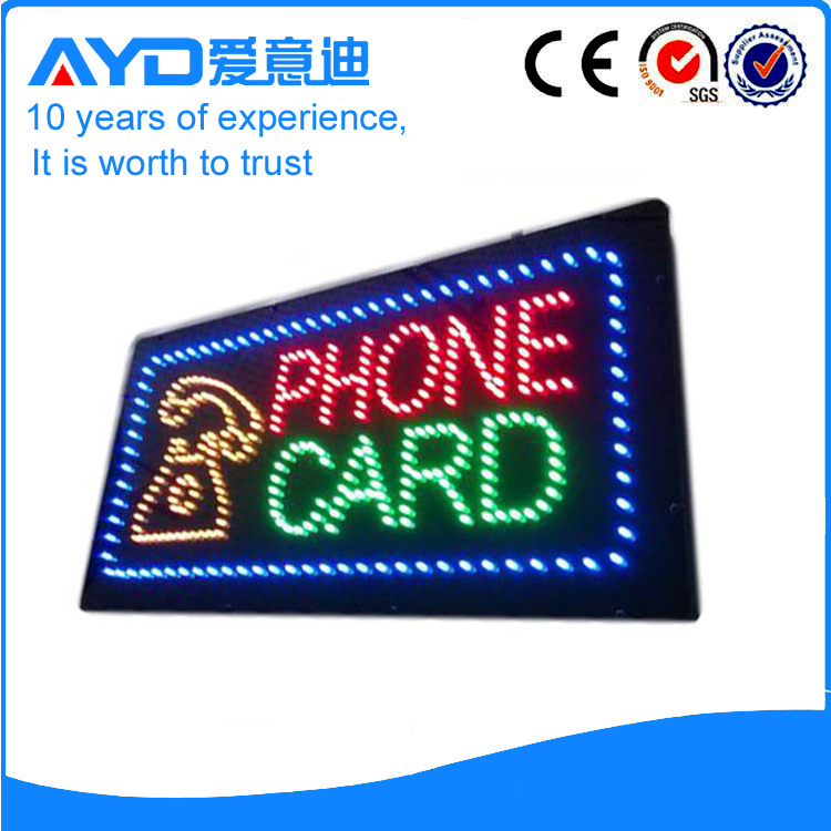 AYD LED Phone Card Sign