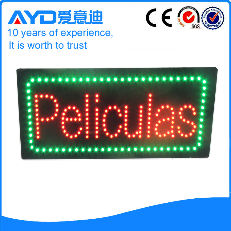 AYD Good Design LED Peliculas Sign