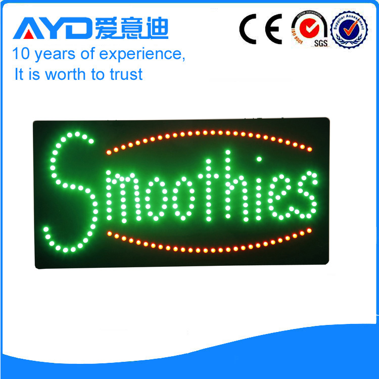 AYD Good Design LED Smoothies Sign