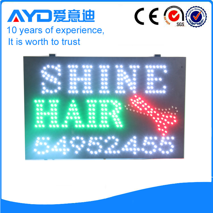AYD LED Shine Hair Sign