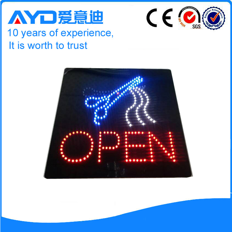 Indoor LED Hair Cut Open Sign