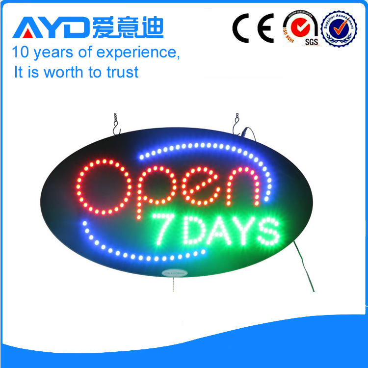 AYD LED Open 7DAYS Sign