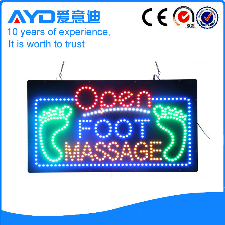 AYD Foot Massage LED Open Sign