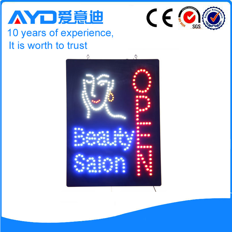 AYD Beauty Salon LED Open Sign