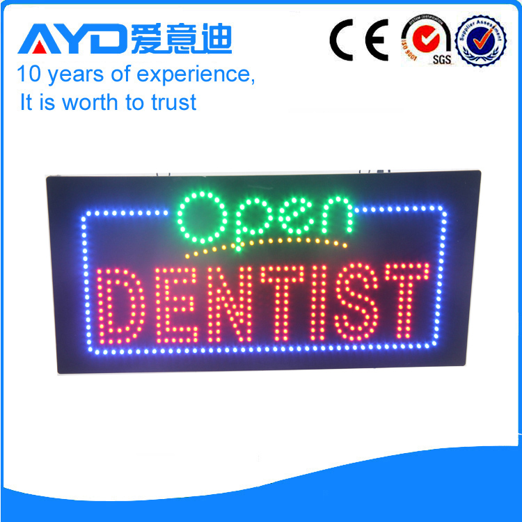 AYD LED Open Dentist Sign
