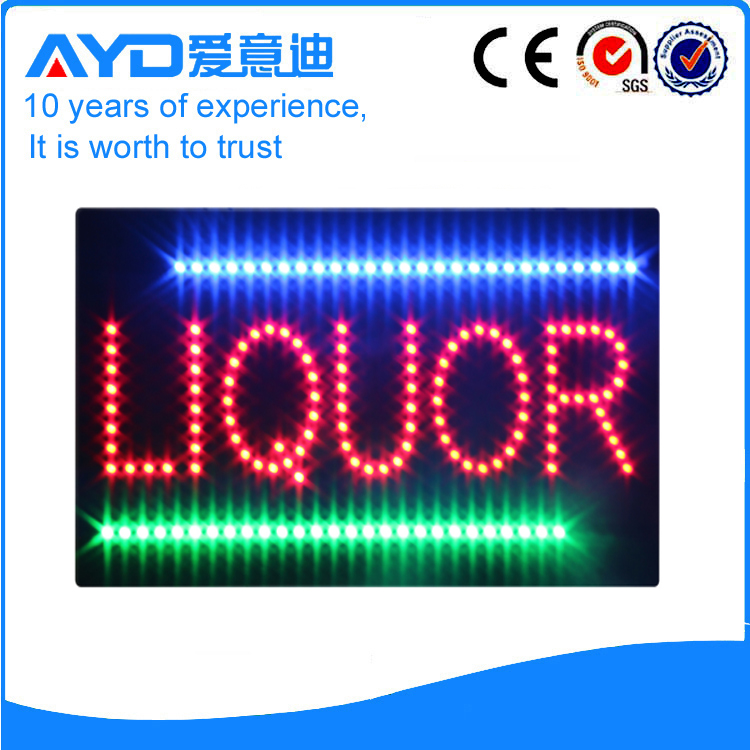Hot Sale Bright LED Liquor Signs For Sales