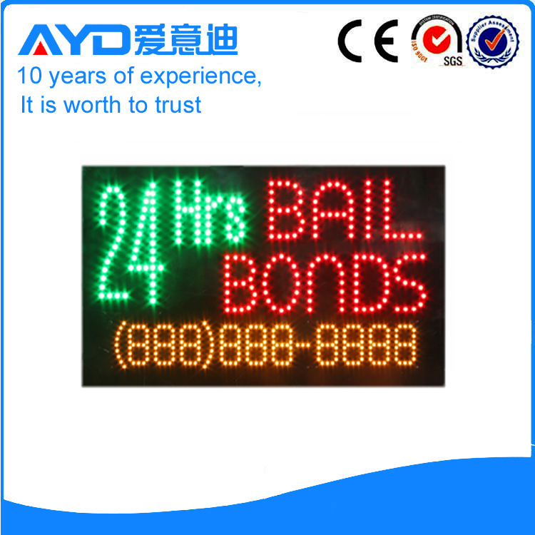 LED BAIL BONDS 24HRS Signs For Sales