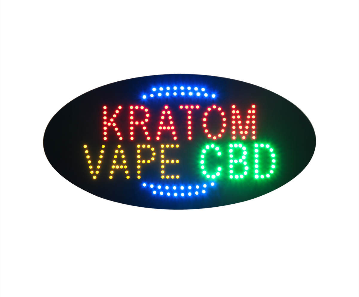 led VAPE CBD sign