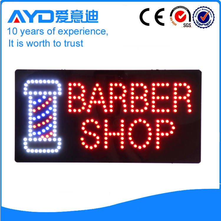 AYD Good Price LED Barber Shop Sign