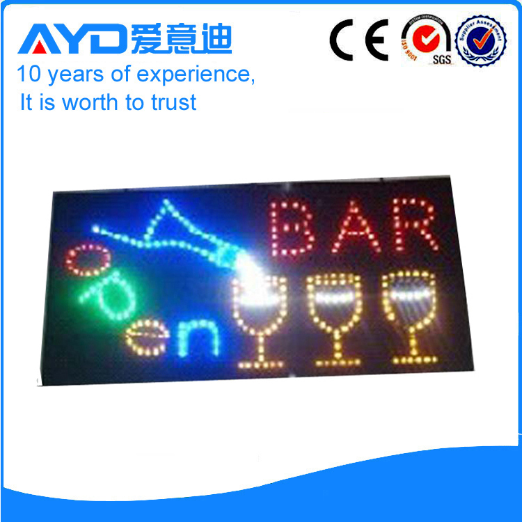 AYD Good Price LED Bar Open Sign