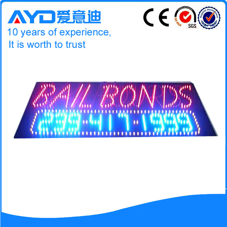 AYD Good Price LED Bail Bonds Sign