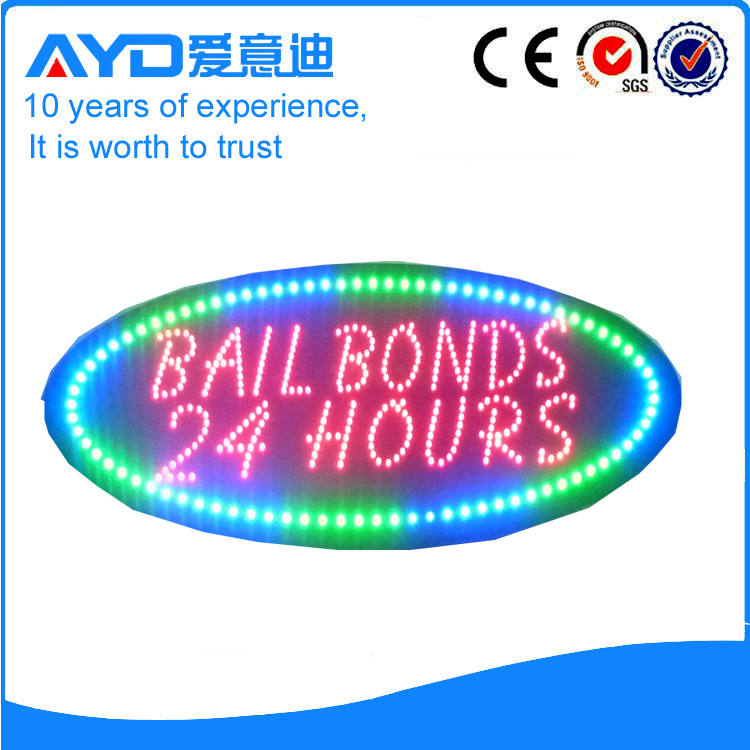 AYD LED Bail Bonds 24Hours Sign