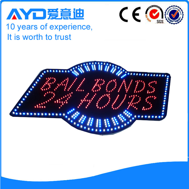 AYD LED Bail Bonds 24Hours Sign