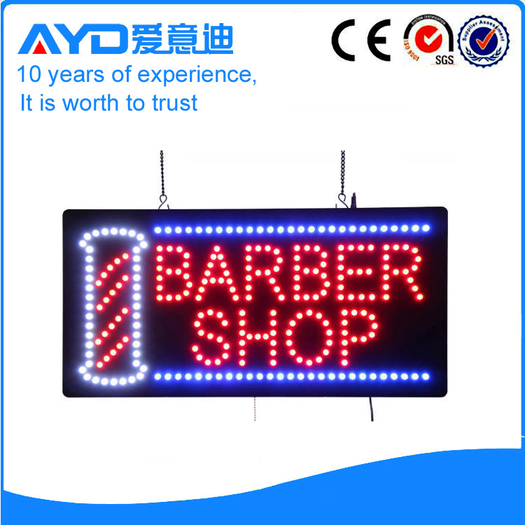 AYD Good Price LED Barber Shop Sign