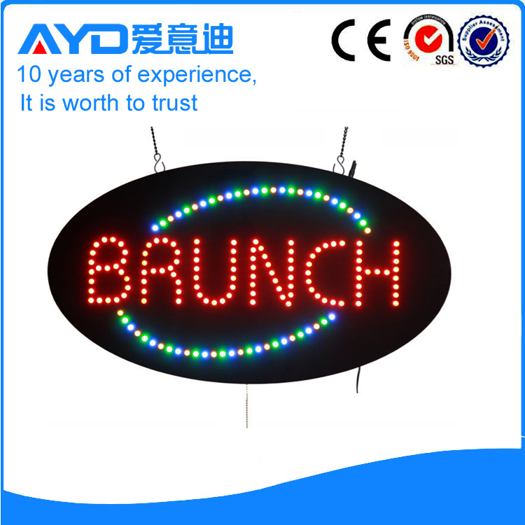 AYD Good Price LED Brunch Sign