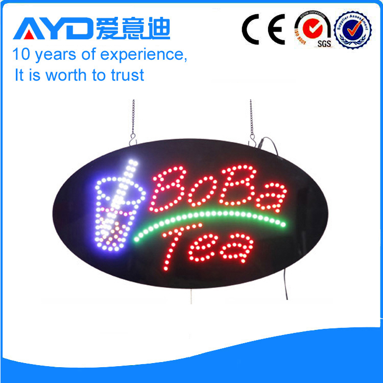 AYD Good Price LED Boba Tea Sign