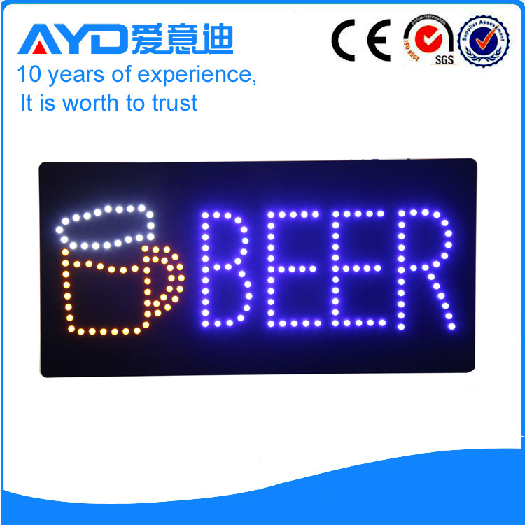 AYD Good Price LED Beer Sign