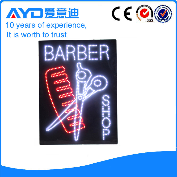 Indoor Good Design LED Barber Shop Sign