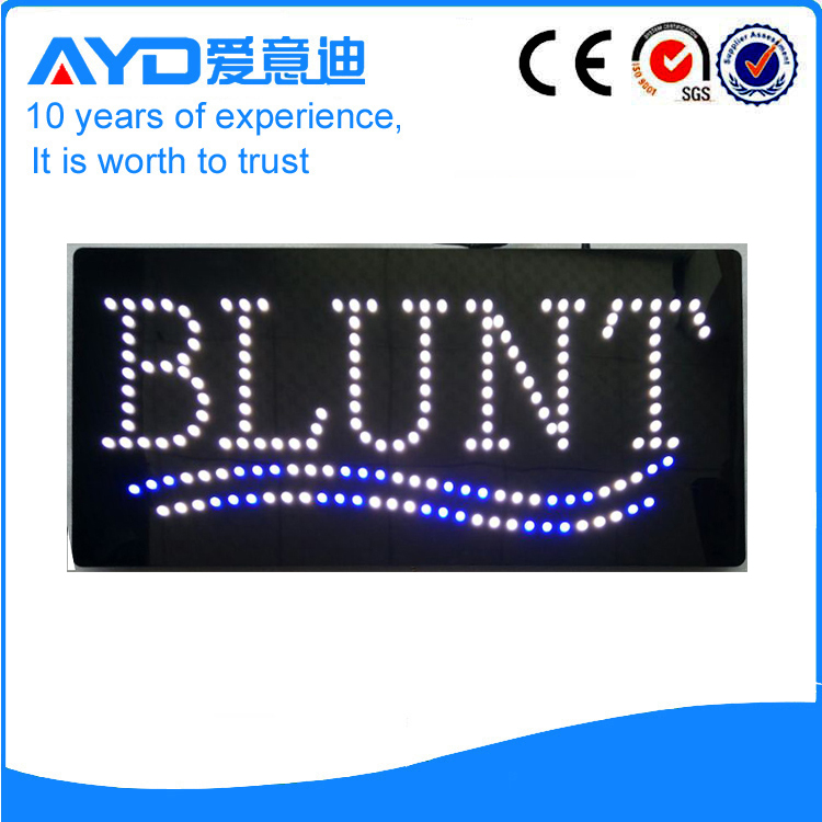 Indoor Good Design LED Blunt Sign