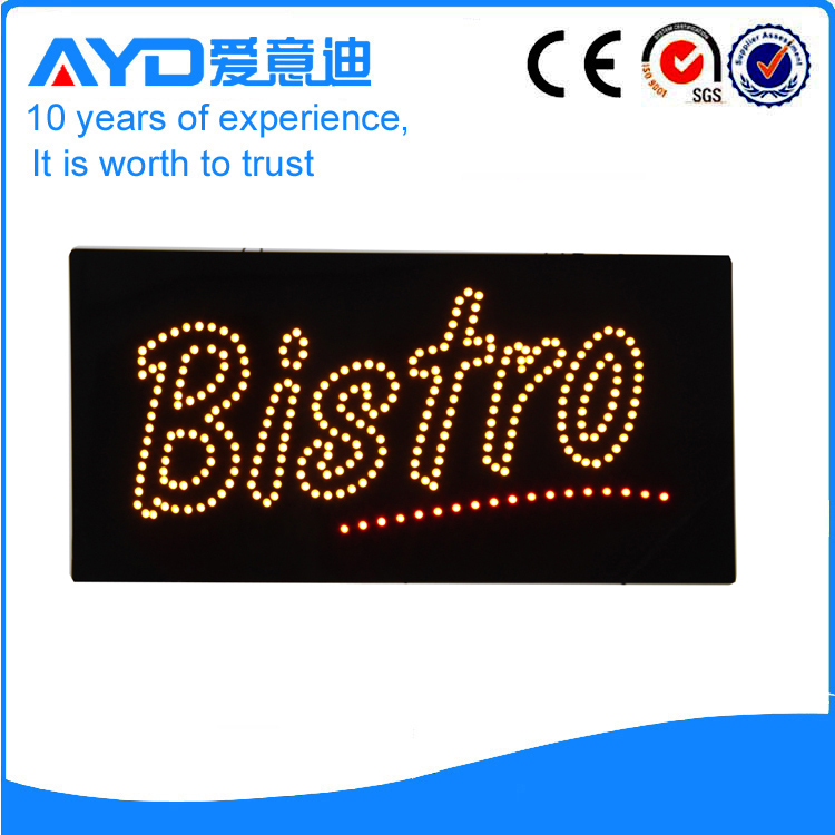 Indoor Good Price LED Bistro Sign