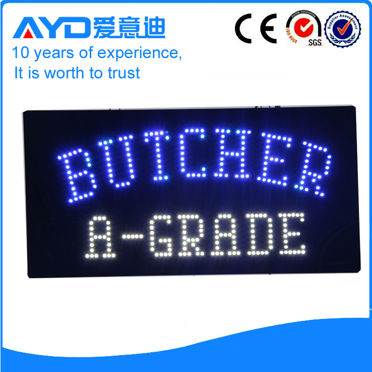 Indoor LED Butcher A-grade Open Sign
