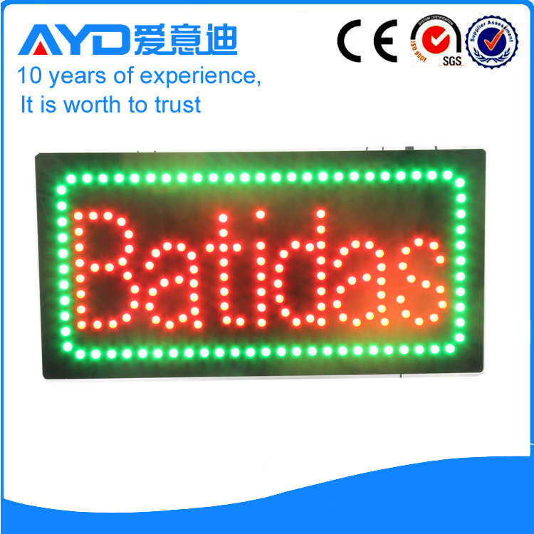 Indoor Good Price LED Batidas Sign