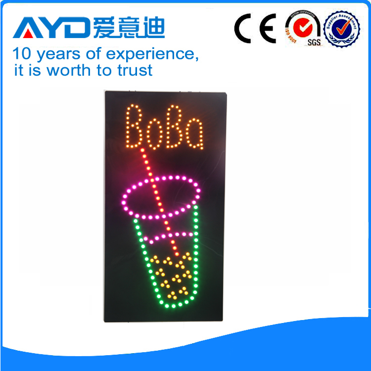 Indoor Good Price LED Boba Sign
