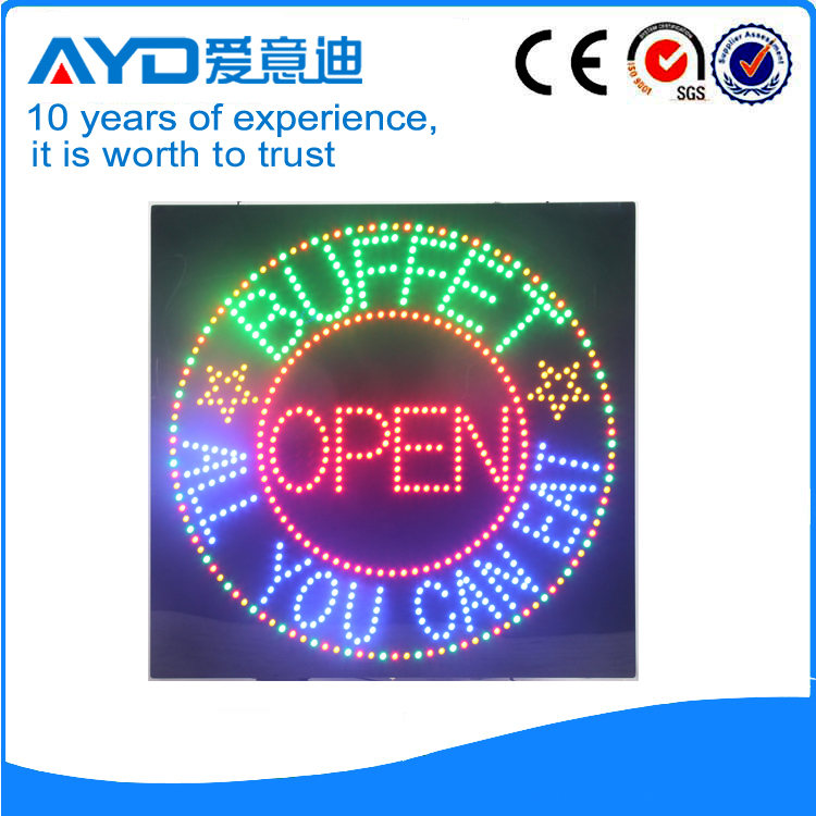 Indoor Good Design  LED Buffet Open Sign