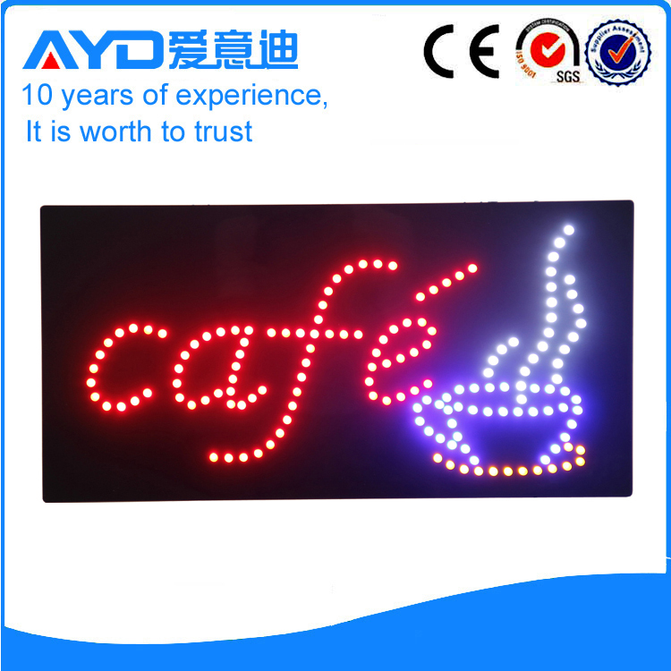 Indoor Good Design LED Cafe Sign