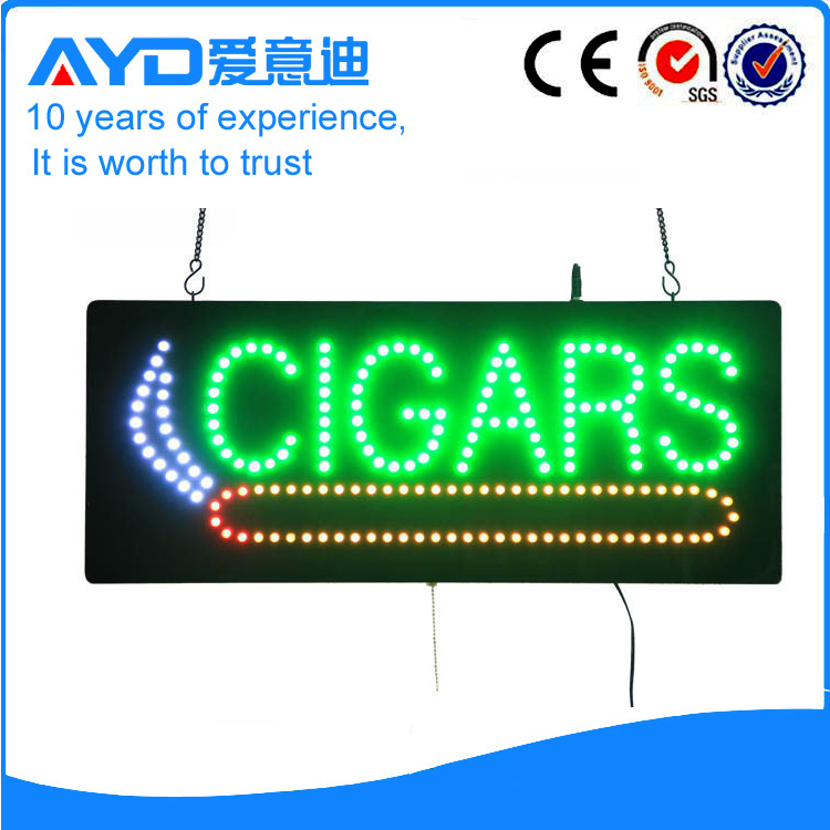 Indoor Good Design LED Cigars Sign