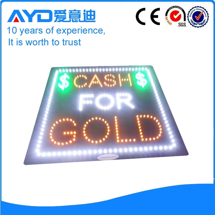 AYD Good Design LED Cash For Gold Sign