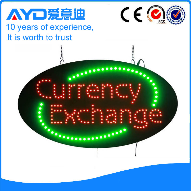 AYD LED Currency Exchange Sign
