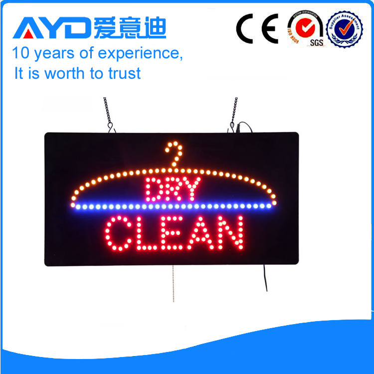 AYD Good Price LED Dry Clean Sign